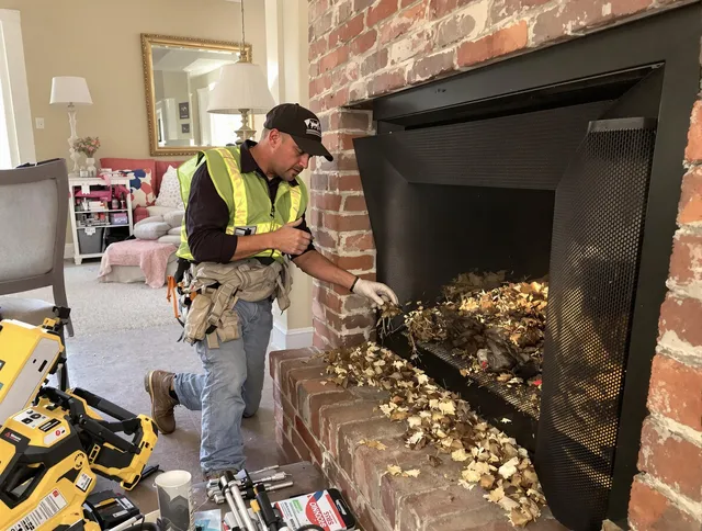 Safe screening installation by Rehoboth Chimney Sweep in Rehoboth, MA