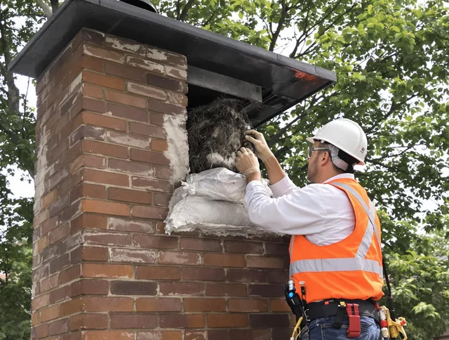 Humane removal of debris and animals by Rehoboth Chimney Sweep in Rehoboth, MA