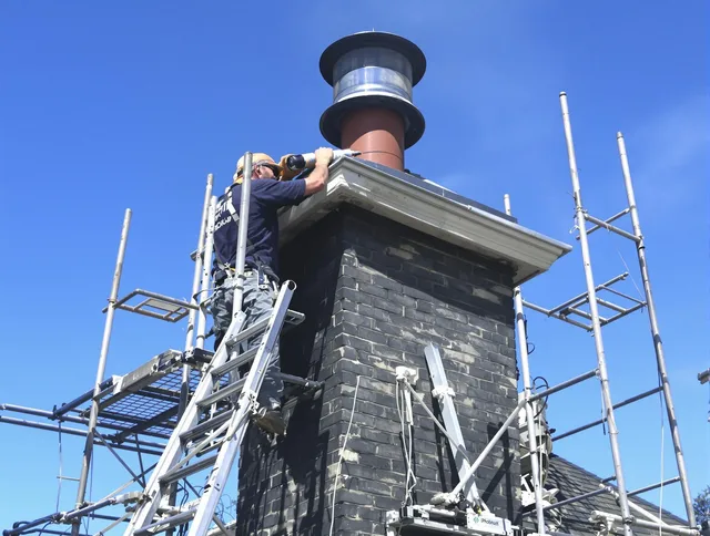 Sturdy chimney crown finished by Rehoboth Chimney Sweep in Rehoboth, MA