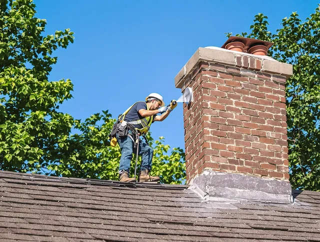 Rehoboth Chimney Sweep performing an inspection with advanced tools in Rehoboth, MA