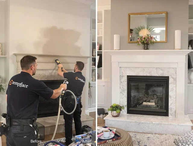 Professional soot removal by Rehoboth Chimney Sweep team in Rehoboth, MA
